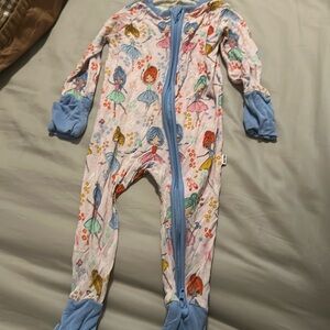 Little Sleepies Convertible One Piece - Ballerina zippy